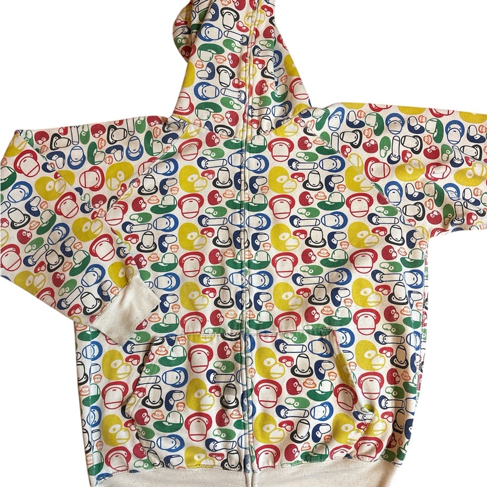 SOLD Rare 2000’s Bape monkey hoodie